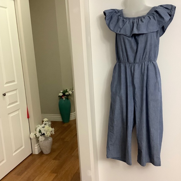 Vero Moda Chambray Jumpsuit Sz Small - Picture 1 of 7